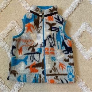 Patagonia fleece vest 12-18 months